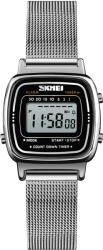 Skmei Ceas Dama Digital Elegant Casual Cronograf Argintiu Ceas