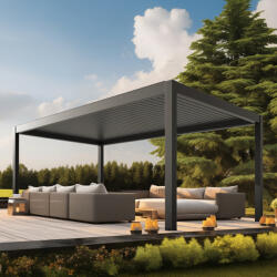 Wellis MotionFlex 600 bioklimatikus pergola, RGB LED világítással - kertcentrum