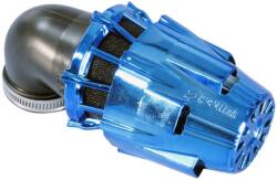 Polini 37mm 90° krómozott kék légszűrő Polini Motor alkatrészek Légszűrők Légszűrők (tuning, univerzális)