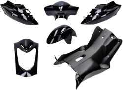 TUNR Védőburkolat alkatrész készlet 6 darab fekete Kymco Agility 50/125cc 2T/4T 08-17 Kymco Agility 50/125cc 2T/4T 08-17hez TUNR Vázak, idomok, kiegészítők Idomok, burkolat elemek