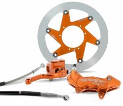 BERINGER Top Race teljes fékrendszer 16, 5'' kerékhez Aerotec® axiális féknyereg 6 dugattyúval - Narancssárga BERINGER Futómű és fék alkatrészek Fékmunkahengerek, féknyergek