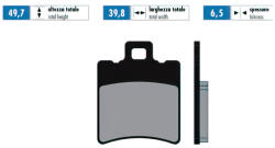 Polini Eredeti Fékbetétek Yamaha Aerox / BW's Polini Futómű és fék alkatrészek Fékbetétek (tárcsafék)