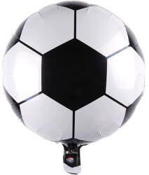 Mezőfi Team Kft Fólia lufi, 18"/45 cm, gömb, focilabda