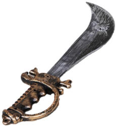 Mezőfi Kalóz kard, koponyás, 45 cm