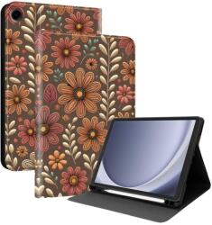  Husă tip carte ART pentru Samsung Galaxy Tab A9 / Galaxy Tab A11 VINTAGE BLOSSOM