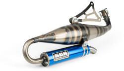 SCR Corse Handmade 70 Minarelli horizontális kipufogó, kék SCR Corse Kipufogók és alkatrészeik Kipufogók Robogó kipufogók (tuning)