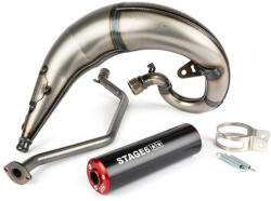 Stage6 Kipufogó Stage6 Streetrace magas szerelés CNC piros / fekete Sherco SE / SM Stage6 Kipufogók és alkatrészeik Kipufogók Robogó kipufogók (tuning)