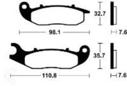 TECNIUM Street Performance MF359 szinterezett fém fékbetét TECNIUM Futómű és fék alkatrészek Fékbetétek (tárcsafék)