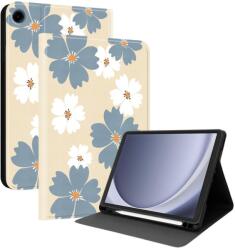  ART Husă tip carte pentru Samsung Galaxy Tab A9 / Galaxy Tab A11 BLUE DAISY