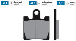 Polini Fékbetétek Polini Eredeti Suzuki Burgman AN 250 - 400 2006 előtt Polini Futómű és fék alkatrészek Fékbetétek (tárcsafék)