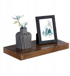 VASAGLE Falra akasztható polc egyenes 40 x 20 cm rusztikus barna vintage (LWS24BX)