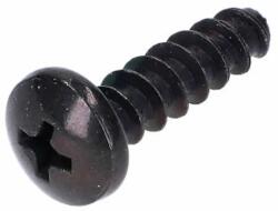 Piaggio Fúrócsavar OEM keresztsüllyesztés fekete 5x18mm Piaggio Vázak, idomok, kiegészítők Idomok, burkolat elemek
