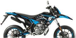 Stage6 Grafikai készlet Derbi X-Treme 2018 - 2020 Stage6 Kék Stage6 Vázak, idomok, kiegészítők Idomok, burkolat elemek