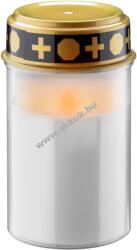  No Name LED sírgyertya 2x AA melegfehér 2400K beltéri és kültéri