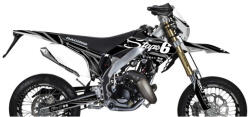 Stage6 Grafikai készlet Honda HM 50 Stage6 fekete Stage6 Vázak, idomok, kiegészítők Idomok, burkolat elemek