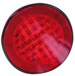 V PARTS Ø55mm kerek piros prizmás fényvisszaverő - öntapadós V PARTS Bicikli alkatrészek Kerékpáros kiegészítők Kerékpár világítások és visszaverők