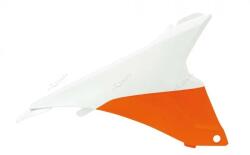 RACETECH légszűrőház fedél narancs/fehér KTM-hez RACETECH Vázak, idomok, kiegészítők Idomok, burkolat elemek