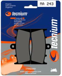 TECNIUM Street organikus fékbetétek - MA243 TECNIUM Futómű és fék alkatrészek Fékbetétek (tárcsafék)