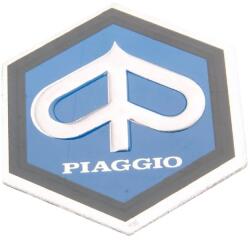 CIF Piaggio 25x30mm-es alumínium ragasztandó embléma - Vespa PX, PE 80, 125, 200 CIF Váz, idomok és járműkiegészítők Matricák és járműdekoráció Emblémák, jelvények és típusfeliratok