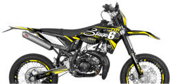 Stage6 Grafikai készlet Sherco SM-R 50 2018 utáni Stage6 Sárga Stage6 Vázak, idomok, kiegészítők Idomok, burkolat elemek