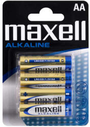 Maxell Elem alkaline AA 4db Maxell (2038LR6)
