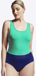 WUKA period racerback two-tone swimsuit medium flow green/blue xs -