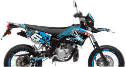Stage6 Grafikai készlet Yamaha DT 50 Stage6 kék / fekete Stage6 Vázak, idomok, kiegészítők Idomok, burkolat elemek