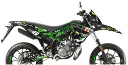 Stage6 Grafikai készlet Derbi Xtreme 2018 - 2020 zöld / fekete Stage6 Vázak, idomok, kiegészítők Idomok, burkolat elemek