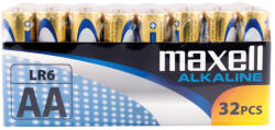 Maxell Elem alkaline AA 32db Maxell (32db/csomag) (2038LR6-32)