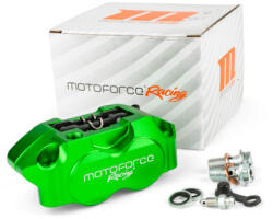 MotoForce Racing Féknyereg 4-dugattyús MotoForce Racing zöld MotoForce Racing Futómű és fék alkatrészek Fékmunkahengerek, féknyergek