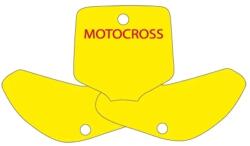 BLACKBIRD Fekete Madár Rendszámtábla Matricák Piros KTM EXC BLACKBIRD Vázak, idomok, kiegészítők Idomok, burkolat elemek