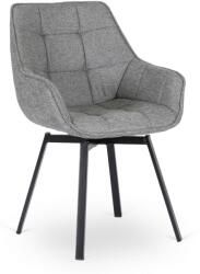 Klubfotel Forgó étkezőszék LUNA szürke szövet