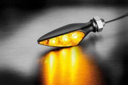 KELLERMANN Rhombus S Extreme LED irányjelző, fekete ház / átlátszó búra, első bal vagy hátsó jobb, darab KELLERMANN Elektronika Világítások Indexek