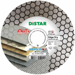 Distar Edge Dry vágó-csiszoló korong kerámiához 125 x 1, 6 mm