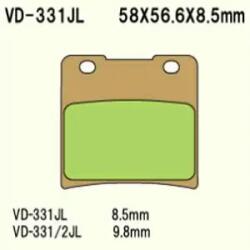 Wesrah Vesrah VD-331JL fékbetét Wesrah Futómű és fék alkatrészek Fékbetétek (tárcsafék)
