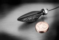 KELLERMANN Rhombus S Dark LED irányjelző, fekete ház / sötétített üveg, hátsó bal vagy első jobb, darab KELLERMANN Elektronika Világítások Indexek