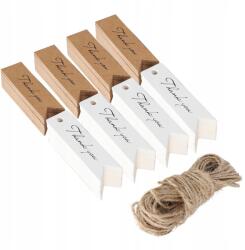  400 Db Köszönetajándék Címke Zsinórral (1214200061011)