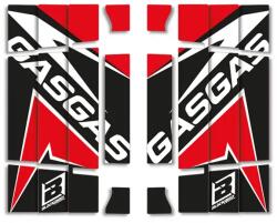 BLACKBIRD Dream Grafikai 4 Radiátor Louver Grafikai Készlet Gas Gas-hoz BLACKBIRD Vázak, idomok, kiegészítők Idomok, burkolat elemek