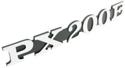 CIF Oldalsó "PX200E" felirat - Vespa PX 200 E CIF Vázak, idomok, kiegészítők Idomok, burkolat elemek