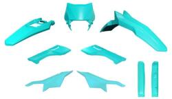 RACETECH műanyag készlet, 6 darabos, akvamarin zöld RACETECH Vázak, idomok, kiegészítők Idomok, burkolat elemek