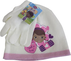 Sun City Disney Dr Plüssi Hug White gyerek sapka + kesztyű szett 54 cm 85SNXHO4311B54 (85SNXHO4311B54)