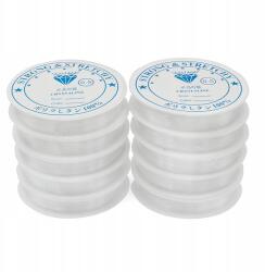 MIXFORM Rugalmas szilikon radír, színtelen, 0.5mm, 10db szett (13WB24456)