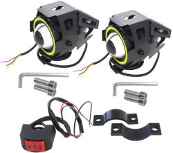 Power Force univerzális LED gyűrűvel, kapcsolóval, 2 db Power Force Elektronika Világítások Izzók 12V-os izzók