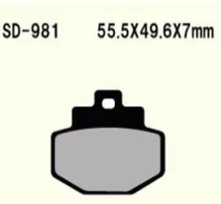 Wesrah VD-981 (FA321) fékbetét Wesrah Futómű és fék alkatrészek Fékbetétek (tárcsafék)
