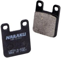 Naraku organikus fékbetét - Derbi, Gilera, Italjet, Peugeot Naraku Futómű és fék alkatrészek Fékbetétek (tárcsafék)