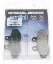 Polini organikus fékbetét - Yamaha Cygnus, MBK Flame Polini Futómű és fék alkatrészek Fékbetétek (tárcsafék)