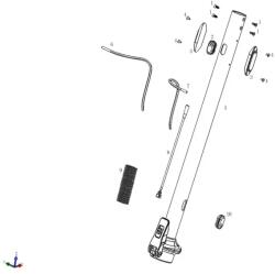 NIU Pro I Sport roller kábelvédő burkolat NIU Vázak, idomok, kiegészítők Idomok, burkolat elemek