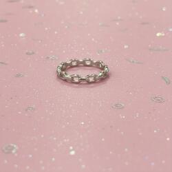 Pink Dream Beauty Véria - arany / ezüst lánc mintázatú gyűrű Szín: Ezüst