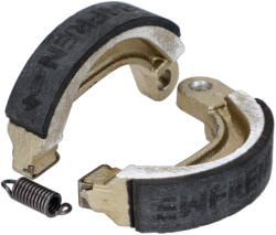 NEWFREN első fékpofa garnitúra 104x22mm Peugeot Fox mopedhez NEWFREN Futómű és fék alkatrészek Fékpofák (dobfék)