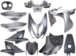 TUNR Védőburkolat készlet fekete / szürke, matt 11 darab Yamaha Aerox, MBK Nitro 50ccm -2013 TUNR Vázak, idomok, kiegészítők Idomok, burkolat elemek